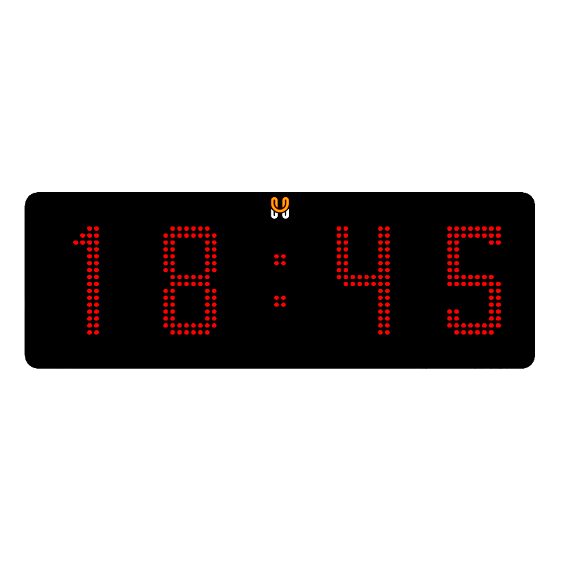 ساعت دیجیتال کارگاهی و سالنی دارای زنگ هشدار مدیریت زمان کار و استراحت | 70 در 22 سانتیمتر