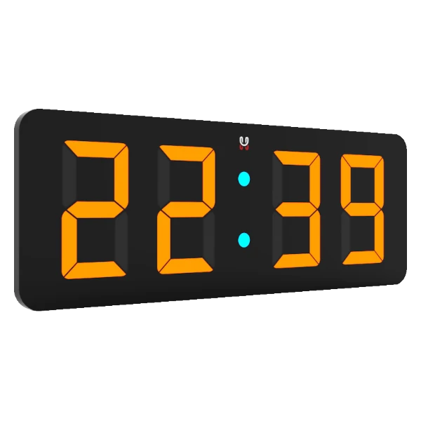 ساعت دیجیتال دیواری سالنی و باشگاهی سایز 90*30 سانتیمتر دارای زنگ هشدار 220 ولت